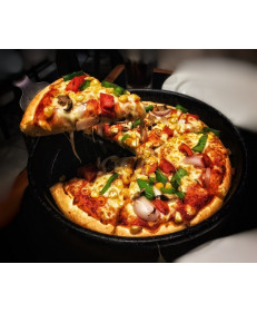 Pizza Fit tomate e milho